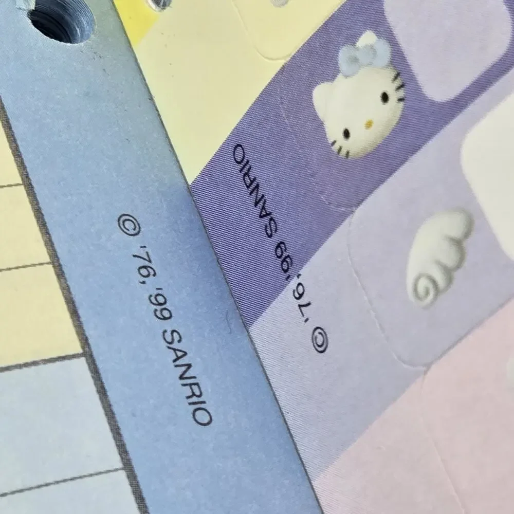 Vintage Hello Kitty Sanrio 90s Address Book Planner Pastel 1999 Kawaii UNUSED